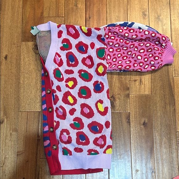 FARM Rio Multicolor Leopard Print Cardigan - Picture 4 of 9